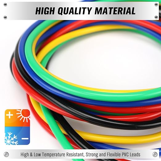 SWANLAKE 5-Piece Dual-Ended Alligator Clip Test Leads, 1000V 15A 3.5ft/1M - Image 4
