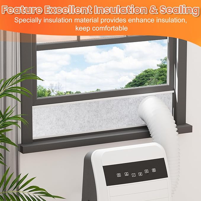 GCGOODS Insulated Foam Panels for Portable Air Conditioner Window Vent Kit - Image 3