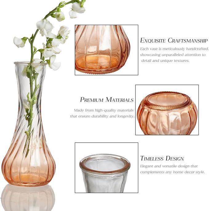 Glass Bud Vase Set of 20 - Image 6