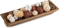 Hanobe Large Wood Decorative Dough Bowl by Hanobe