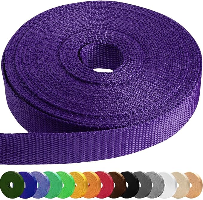 Webbing Strap, 3/4" to 2", 10-50 Yds, EDC gear, backpack repair and pet dog by TECEUM