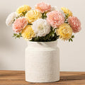 Ceramic Flower Vase 6.5 inch Farmhouse Rustic Vase by Dobbyby