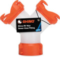 Camco RhinoFLEX Camper/RV Wye Sewer Hose Fitting Features 360Degree Swivel Ends by Camco