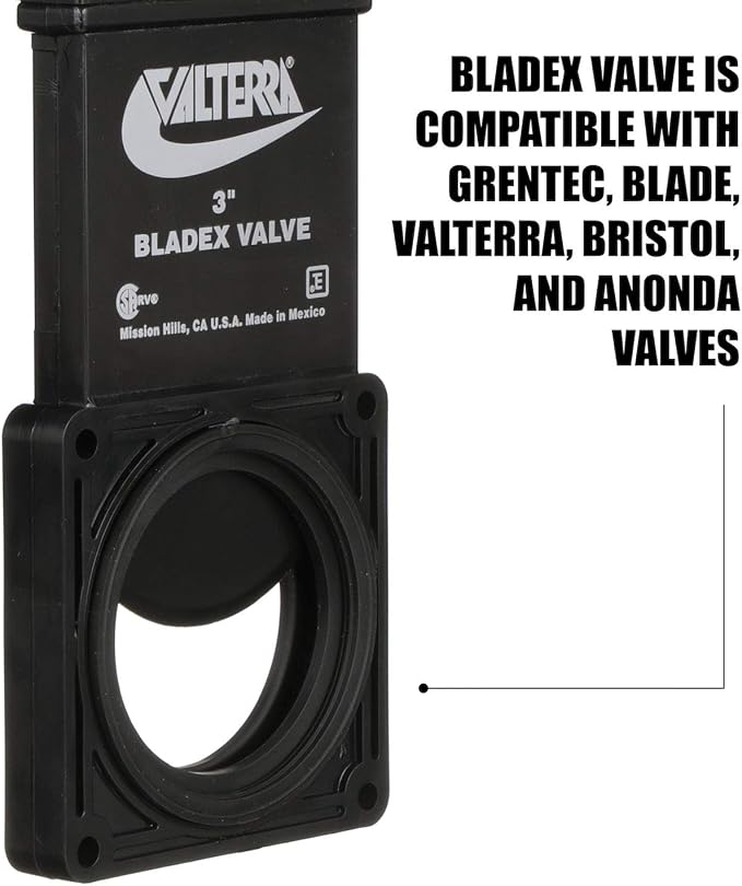 Valterra-T1003VPM Bladex 3-Inch Waste Valve Body - Image 2