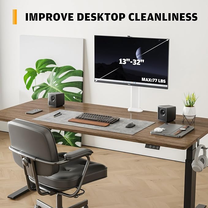 Hemudu Single Desk Monitor Arm Mount Stand Fit - Image 6