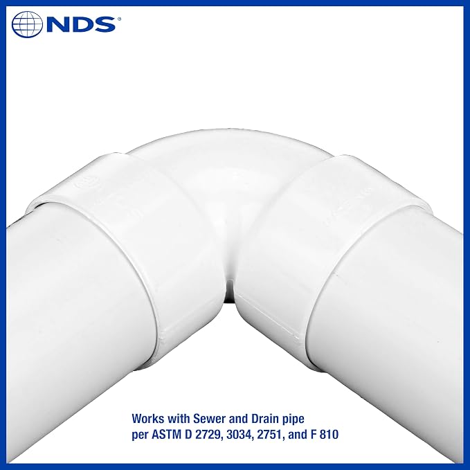 NDS 3P02 3-Inch Sewer Drain Elbow - Image 7
