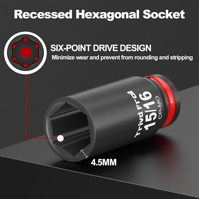 Deep Impact Socket Set 1/2" Drive - Image 4