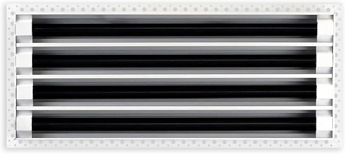 BUILDMART - 20x8 MUD-in Air Vent Cover - Drywall MUD in White Air Vent - MUD - Image 2