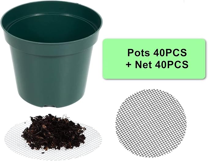 RooTrimmer 40 Pack 4 Inch Plastic Nursery Pots - Image 3