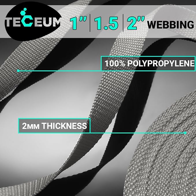 Webbing Strap, 3/4" to 2", 10-50 Yds, EDC gear, backpack repair and pet dog - Image 2