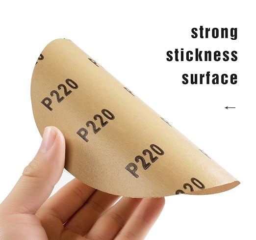100 PCS PSA Sanding Discs 6 Inch 220 Grit Sticky-Back Sandpaper | Adhesive - Image 6