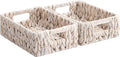 StorageWorks Wicker Baskets for Storage, Wicker Storage Baskets for Shelves by StorageWorks