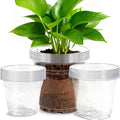 45 Pack 7/8/10 Inch Clear Nursery Pots by Unknown