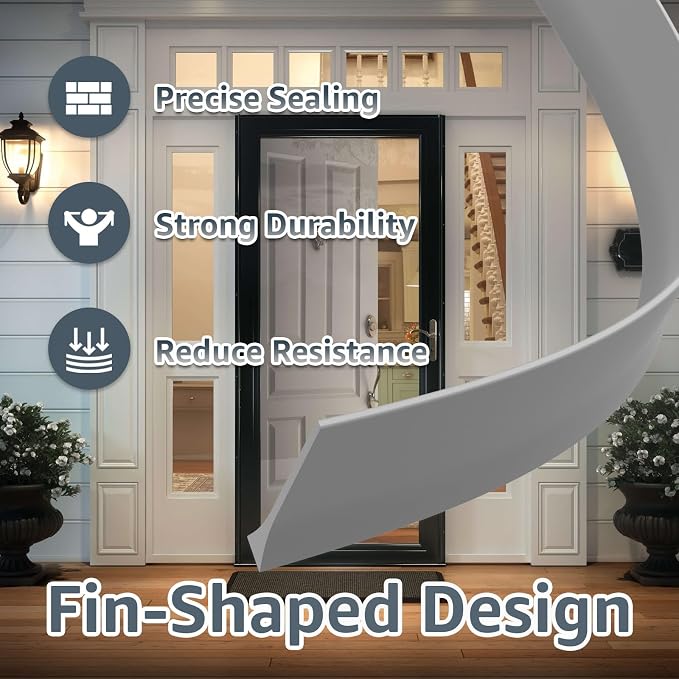 2Pcs Replacement for Andersen Storm Door Botton Sweep Fin Weatherstrip | - Image 7