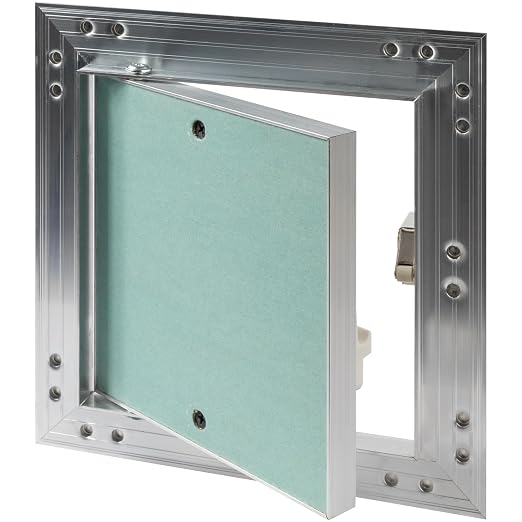 6" x 6" Waterproof Drywall Access Panel, Tileable and Paintable Ceiling and by ECOPROVENT