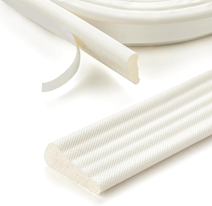 Weather Stripping Door Seal, 2 Rolls x 196 Inch Self-Adhesive Wedge, Fits by Ravinte