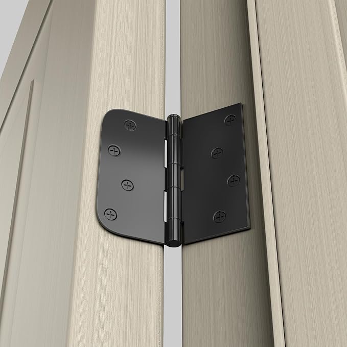 goldenwarm 24 Pack 4in Black Door Hinges Interior Door Hinges Black Matte 4 x 4 - Image 8