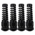 4-Pack NPT 1/2" Waterproof Cable Glands | Adjustable 6-12mm Spiral Strain by Unknown
