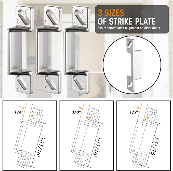 Storm & Screen Door Latch Replacement Kit - Image 2