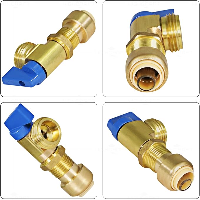 Highcraft 541V Washing Machine Replacement Valve 1/2’’ Push-Fit Inlet x 3/4’’ - Image 4