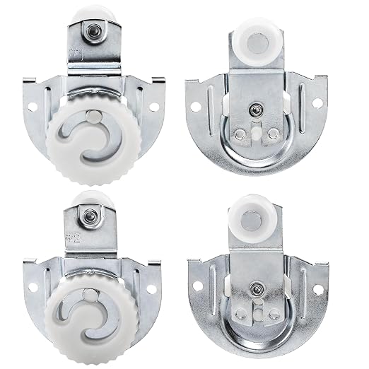 12 Pieces Closet Door Roller, Sliding Wardrobe Door Wheel Screws | Adjustable - Image 5