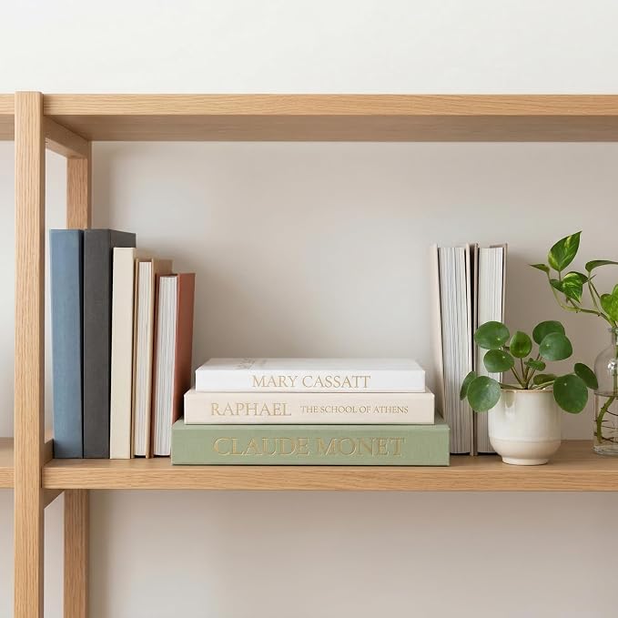 Sage Green Faux Book Box Set of 3 - Image 8