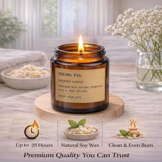 Scented Candles for Home, 8 Pack Soy Wax Candle Set, Scented Candles | Gift Set - Image 3