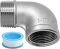 304 Stainless Steel 90° Street Elbow, by Unknown
