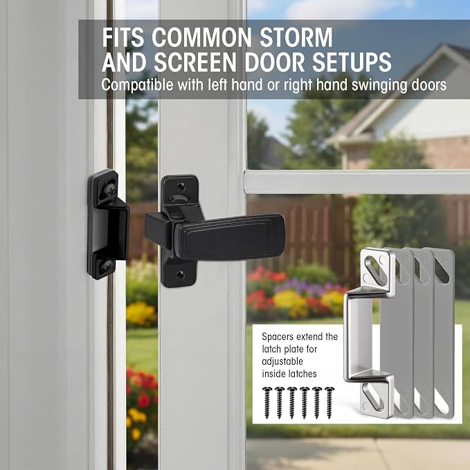 Storm & Screen Door Latch Replacement Kit - Image 4