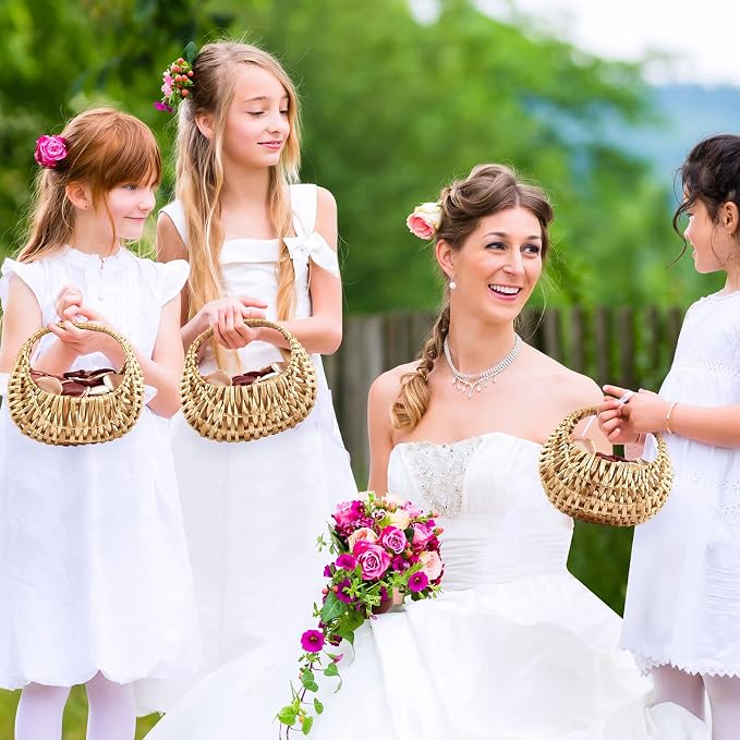 12 Pack Flower Girl Basket - Image 7