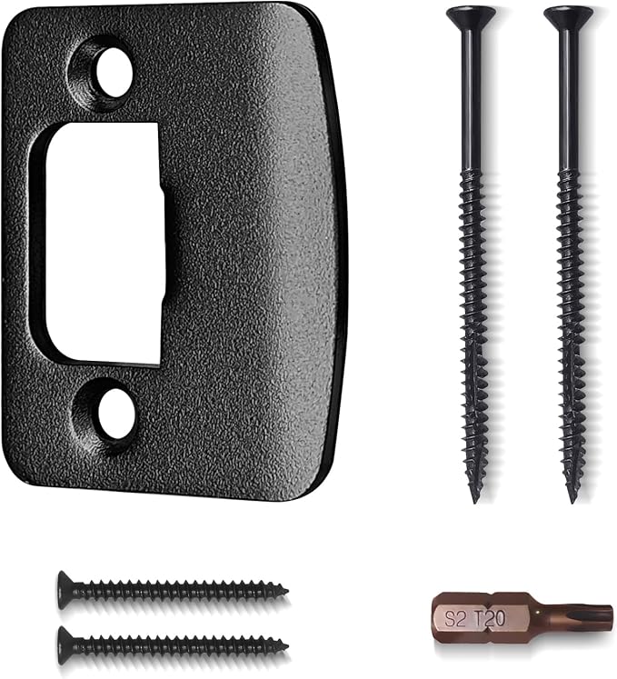 Standard Door Strike Plate Ultra Heavy-Duty Version, 2-1/4" x 1-3/4" | 2.5mm by MOSECYOU