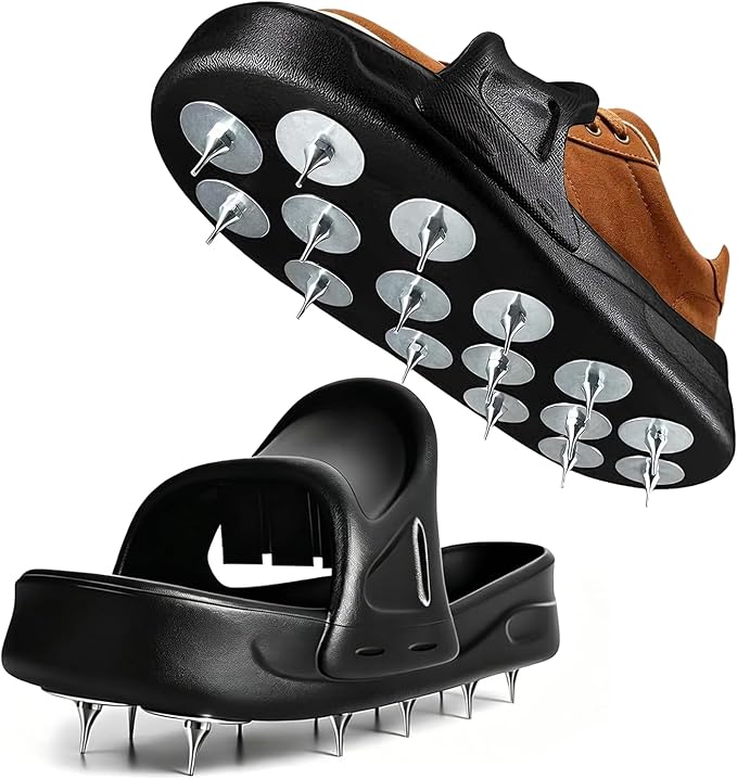 Epoxy Shoes Spike Shoes for Epoxy Flooring Coating, Slip-on Design, 16 Durable by Unknown
