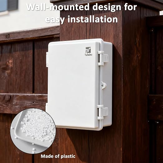 IP67 Waterproof Junction Box for Outdoor, 11.4"x7.5"x5.5" | Heavy Duty ABS - Image 7