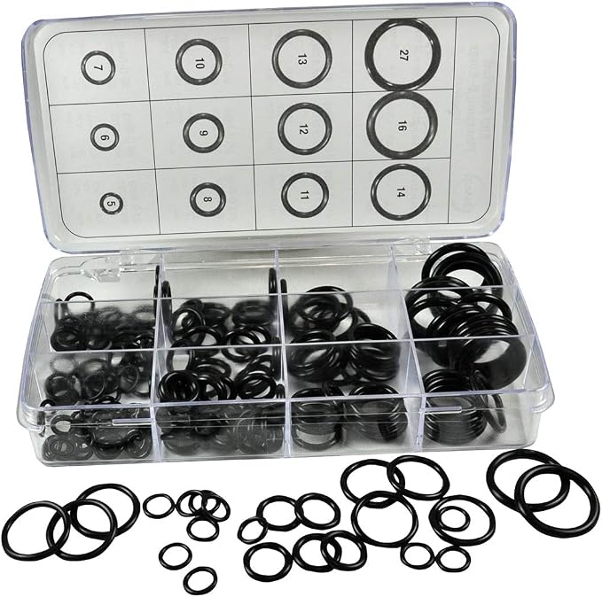 Danco Rubber O-Ring Kit, 200-Pieces, 12 Size Assortment, - Image 7