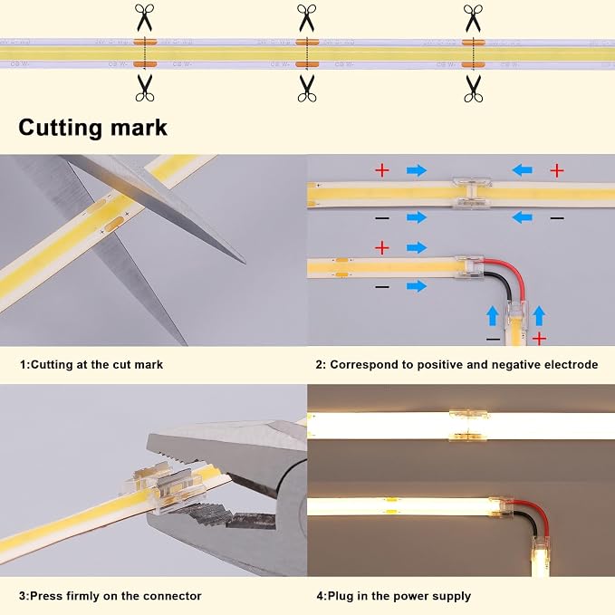 BENLUN 24V CCT COB LED Strip Lights 65.6ft - Image 7
