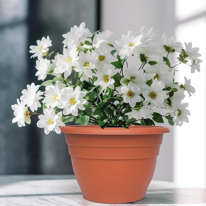 RooTrimmer 5 Pack 10 Inch Plant Pots Lightweight Planters - Image 6