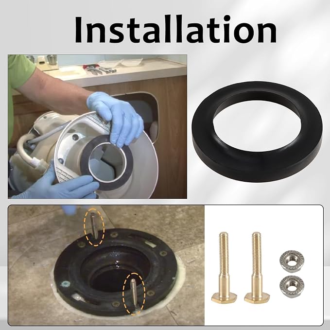 RV Toilet Closet Bolt Flange Seal Kit Replacement Compatible - Image 6