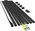 Yecaye Cord Hider, 113in One-Cord Cable Raceways, W0.59in H0.4in, Easy Install by Yecaye