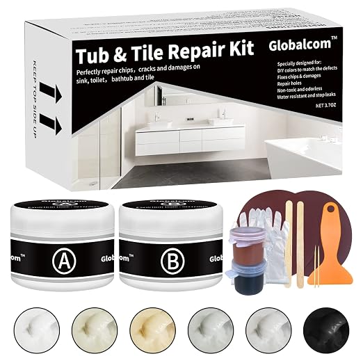 Tub and Fiberglass Shower Repair Kit, Porcelain Repair Kit | Porcelain Sink and by Globalcom