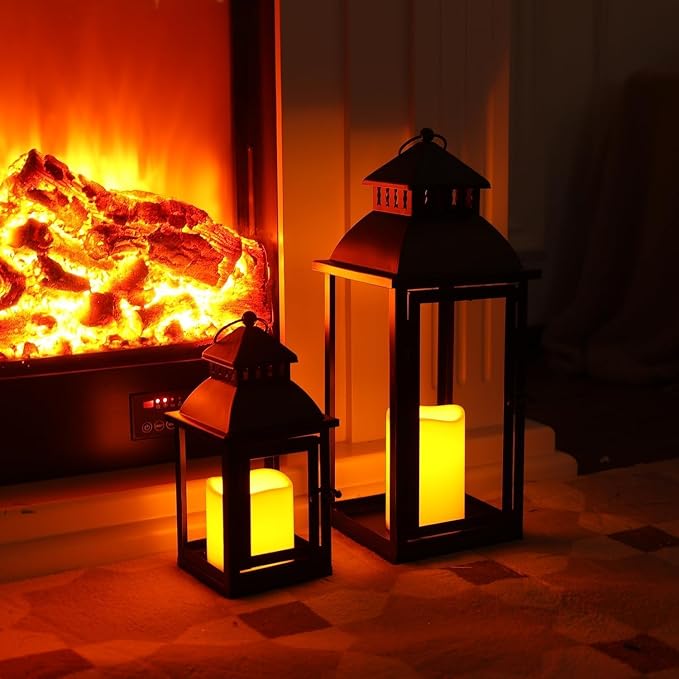 NEEDOMO LED Lanterns Decorative Outdoor&Indoor, Lantern Decor - Image 7
