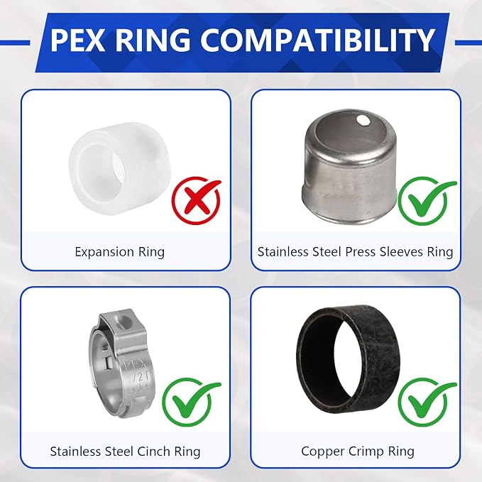 3/4" Pex x 1/2" Female NPT Swivel Adapter No-Lead Brass Crimp Fitting, PEX-B - Image 5