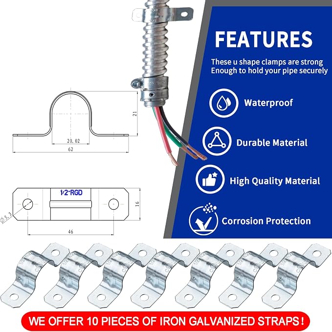 Yariwiz Flexible Steel Electrical Conduit Steel Conduit Kit - Image 4