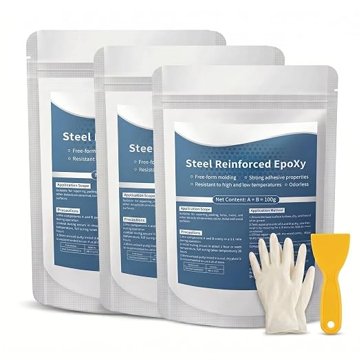 3 Pack White Epoxy Putty Repair Kit by Unknown
