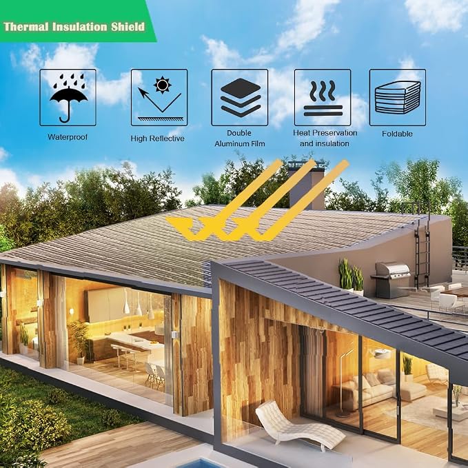 24" x 10 Ft Reflective Window Insulation, Rv Insulation - Image 5