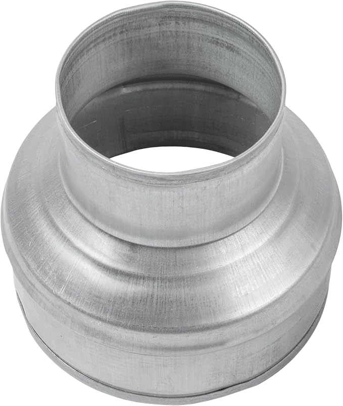 5" to 3" Inch Galvanized Steel Round Duct Reducer - Image 2