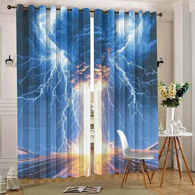 Tornado Lightning Blackout Curtains - Image 5