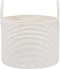 JMvicyroam 65L Extra Large Machine Washable Cotton Rope Blanket Basket | by JMvicyroam