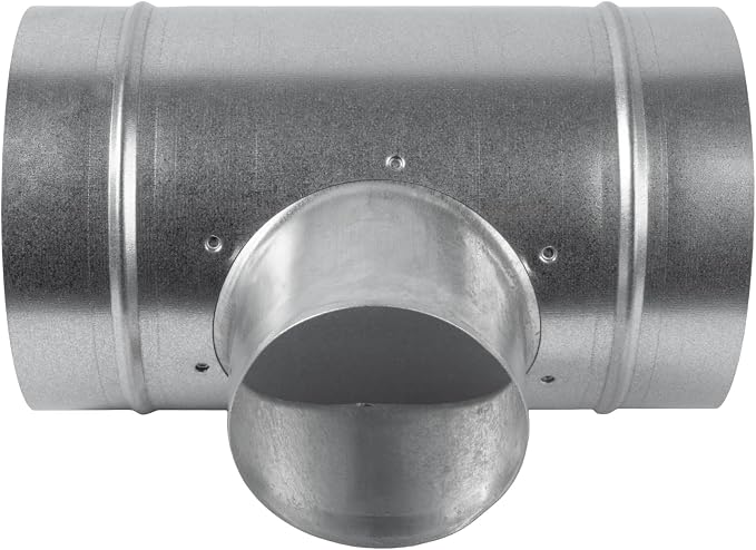 6" Inch to 4" Inch Branch T-Shape Ducting Splitter - Image 8