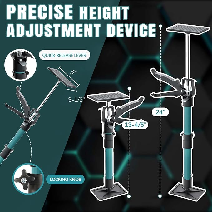 Adjustable Support Pole, Cabinet Jacks - Image 4