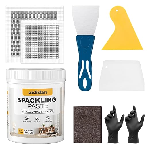 Drywall Repair Kit 12.2 Oz Wall Patch Repair Kit Wall Mending Agent | Spackle by aididan